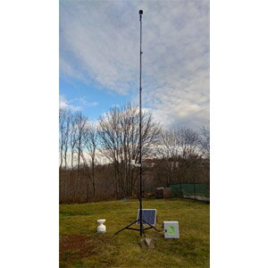 Portable weather mast