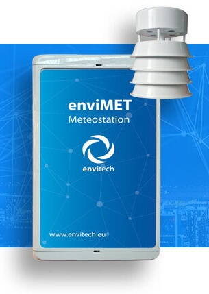 enviMET sensor unit for measuring meteorological variables parameters